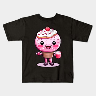 kawaii Ice cream  T-Shirt cute Candy food gilrl Kids T-Shirt